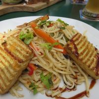  main dish (main dish + soup + salad = 14,90€) at Bio Bar von Antun in Vienna