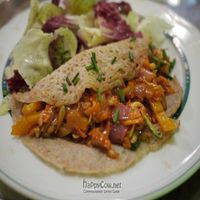 Vegan Wrap at Bio Bar von Antun in Vienna