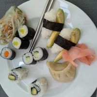 sushi at Vegetasia in Vienna