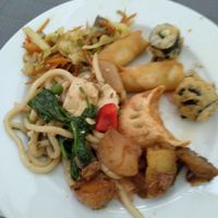 buffet at Vegetasia in Vienna