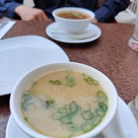 Miso & Süß-Sauer-Suppe (ohne Ei möglich) at Xu's Cooking in Vienna