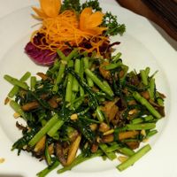 Wasserspinat mit Rind. at Xu's Cooking in Vienna