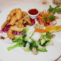 main dish, baked ‘shrimps’, 9,90€, Xu’s Cooking, Vienna at Xu's Cooking in Vienna