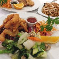 main dish, baked ‘shrimps’, 9,90€, Xu’s Cooking, Vienna at Xu's Cooking in Vienna