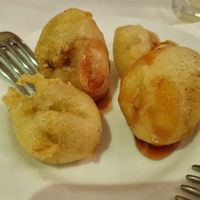 Baked bananas at Xu's Cooking in Vienna