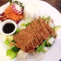 Vegan duck at Xu's Cooking in Vienna