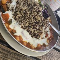 Chickpea bowl at Hollerei in Vienna