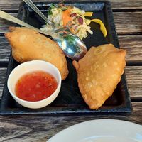 Samosa at Hollerei in Vienna