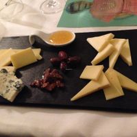 Cheese platter at Hollerei in Vienna