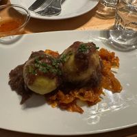 Tofu potato dumplings  #Veganuary at Hollerei in Vienna