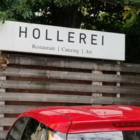 Exterior sign at Hollerei in Vienna