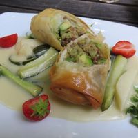 seitan roulade, 14,90€ at Hollerei in Vienna