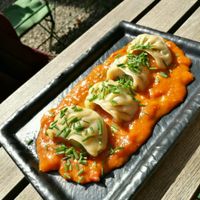 momos at Hollerei in Vienna