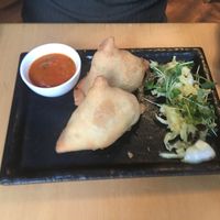 Samosas  at Hollerei in Vienna