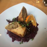 Seitan roulade  at Hollerei in Vienna