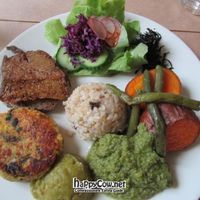 Den Teepot- plate of food at Den Teepot in Brussels