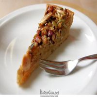 crunchy nut cake at Den Teepot in Brussels