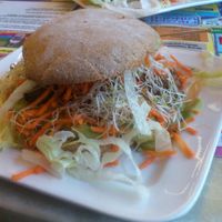 Burgers at Lombardia cafe at Lombardia Cafe in Antwerpen