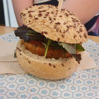 The bellpepper burger at Greenway in Ghent