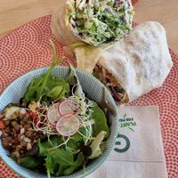 Kebab wrap at Greenway in Ghent