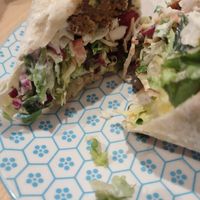 Falafel wrap at Greenway in Ghent