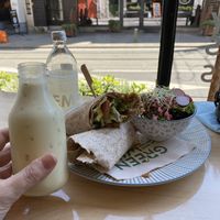 Kebab wrap and that SAUCE  at Greenway in Ghent