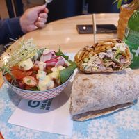 Kebab wrap at Greenway in Ghent