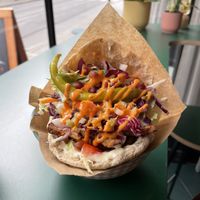 kebab wrap (11.90€)  at Greenway in Ghent