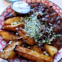 Wedges with stoofvlees at Greenway in Ghent