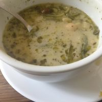 summer vegetable soup at Morgenstedet in Copenhagen