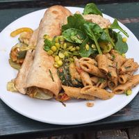 Baked dish at Morgenstedet in Copenhagen