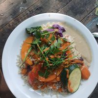 Rice dish 🤎 at Morgenstedet in Copenhagen