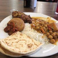 My first of two servings at Bombay Aloo in Brighton