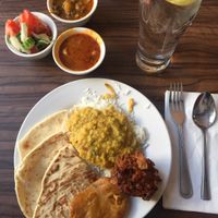 buffet at Bombay Aloo in Brighton
