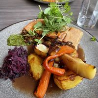 Vegan mushroom wellington   at Food For Friends in Brighton