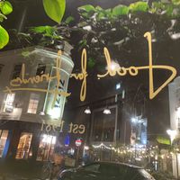 View from our table at Food For Friends in Brighton