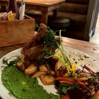 Banana blossom fish and chips at The Prince George in Brighton