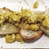 Tofu Scramble at Infinity Foods Kitchen in Brighton