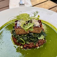 Spinach Rosti  at Terre a Terre in Brighton
