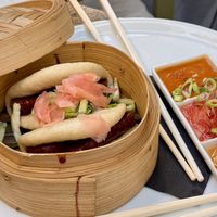 Steamed buns  at Terre a Terre in Brighton