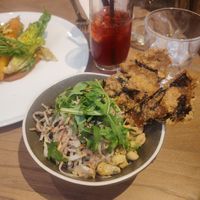 Noodle salad at Terre a Terre in Brighton