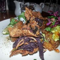 Savoury layer, vegan cream tea at Terre a Terre in Brighton