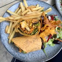 Peanut & sweet chilli tofu wrap at Wai Kika Moo Kau in Brighton