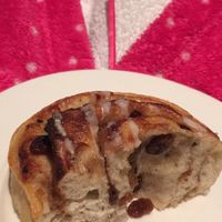 Chelsea bun at Infinity Foods in Brighton