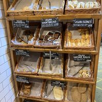Wide selection of vegan baked goods!  at Infinity Foods in Brighton