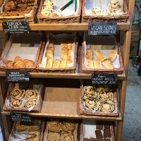 Vegan choice in a shop bakery! at Infinity Foods in Brighton