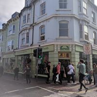 From the street at Infinity Foods in Brighton