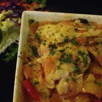 Lasagna Bourgignon at Rainbow Vegetarian Cafe in Cambridge