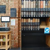Food refill station at Daily Bread Co-operative in Cambridge