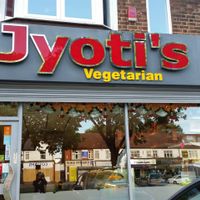 Outside at Jyoti's Vegetarian in Birmingham
